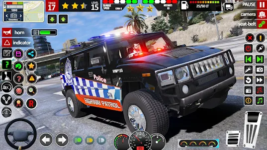 police car simulator games 3d
