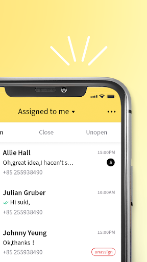 imBee - Customer Chat Inbox Screen 2