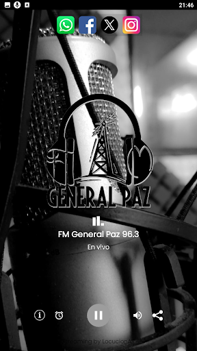 FM General Paz 96.3 Screen 2