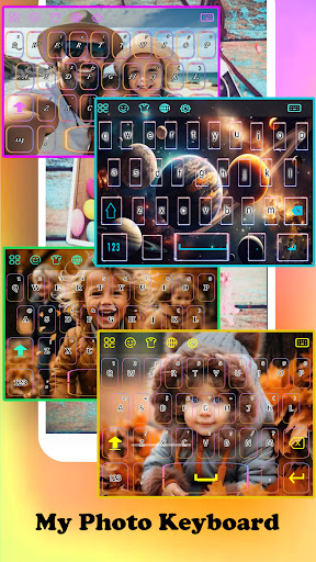 Android application Animated Space Keyboard screenshort