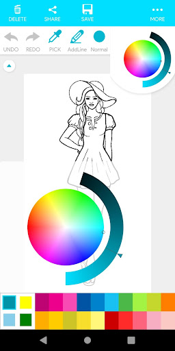 Coloring Fashion Girls