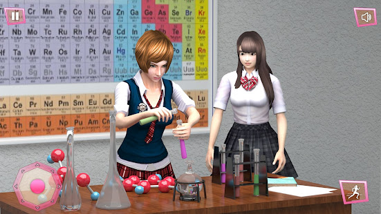 Anime School Girl Simulator 3D apktram screenshots 5