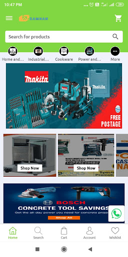 Samnan-ToolsIndustrial Products Shopping App