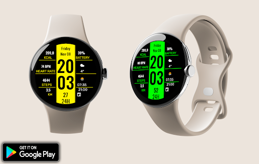 Digital Tern Watch face screenshot 11