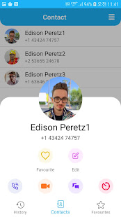 Edison Peretz Video Call and Fake Chat 1.3 APK screenshots 2