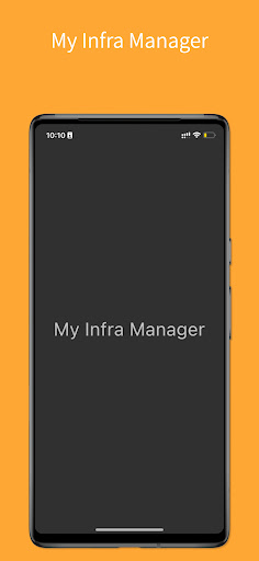 Android application My Infra Manager screenshort