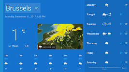 screenshot of KMI - IRM: .be Weather