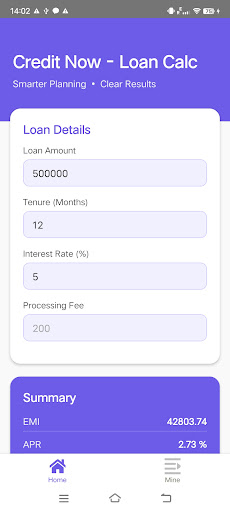 Credit Now - Loan Calc screenshot 2