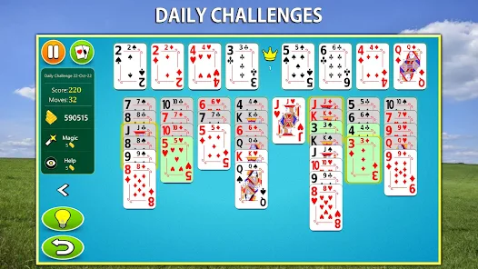 🕹️ Play Challenge Freecell Game: Free Online Hard Freecell Solitaire Card  Video Game for Kids & Adults