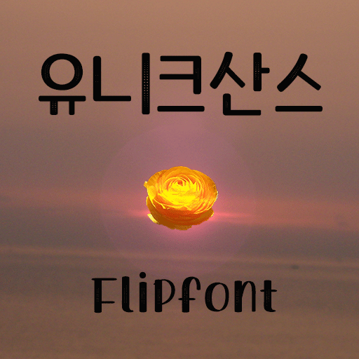 Bruniquesans™ Korean Flipfont logo