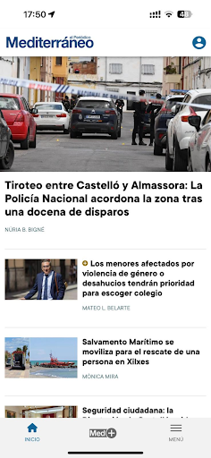 Android application EL PERIÓDICO MEDITERRÁNEO screenshort