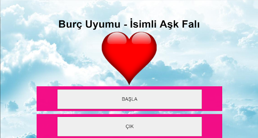 Android application Burç Uyumu - İsimli Aşk Falı screenshort