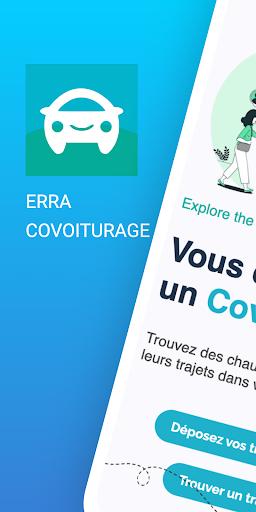 Android application Erra Covoiturage screenshort