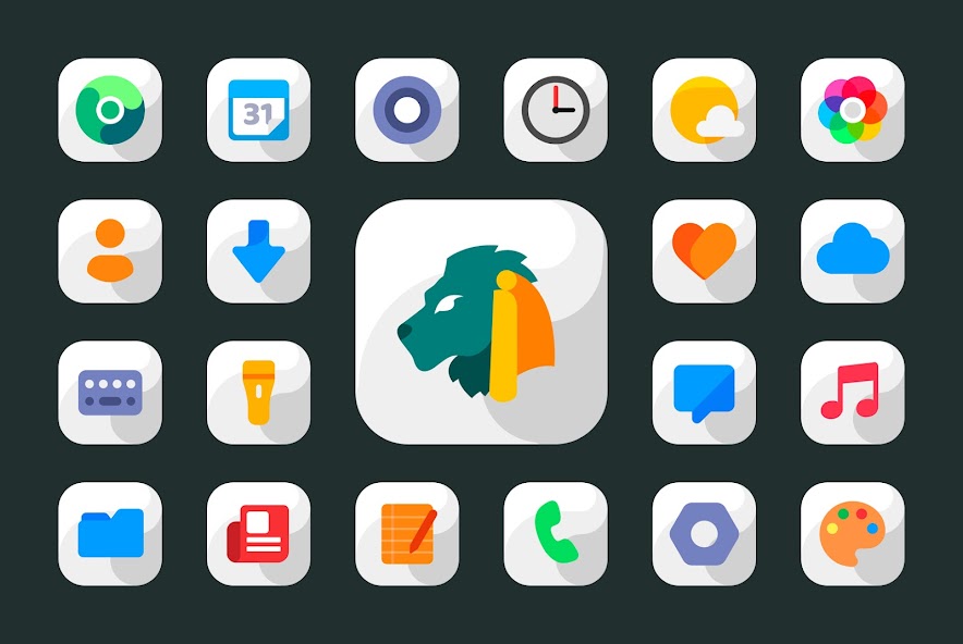Maahes White - Icon Pack 4.7 APK + Mod (Paid for free / Patched) for Android