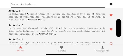 Estatuto Orgánico UNSXX screenshot 7
