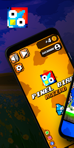 Android application Pixel Bird Ascend screenshort