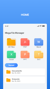 Mega File Manager