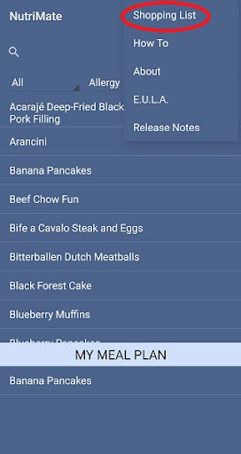 Android application NutriMate: Trusted Food Guide screenshort
