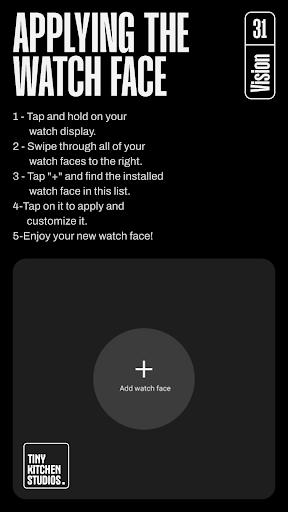 TKS 31 Vision Watch Face screenshot 7