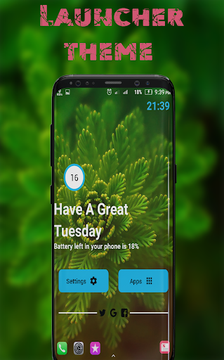 Android application Theme Launcher screenshort