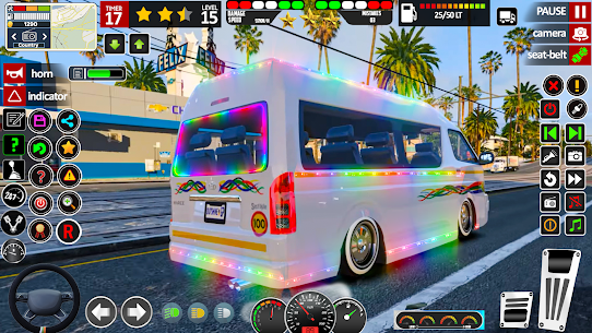 城市面包车司机游戏 3D 3