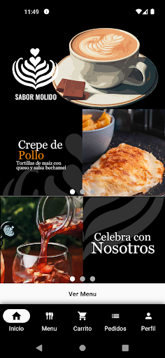 Android application Sabor Molido Buenaventura screenshort