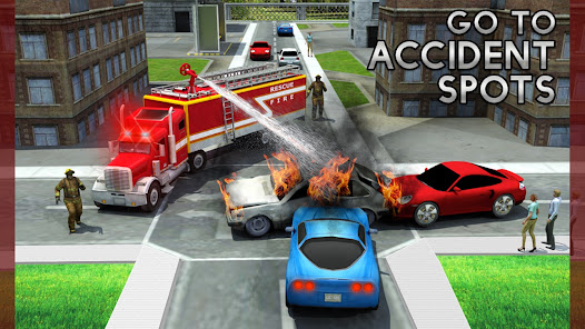 Fire Truck：Firefighter Rescue  screenshots 3