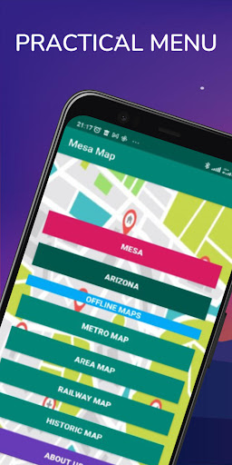 Android application Mesa Map screenshort