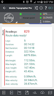 Mobile Topographer Pro Screenshot
