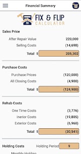 Fix  Flip Calculator – Real Estate New Apk 5