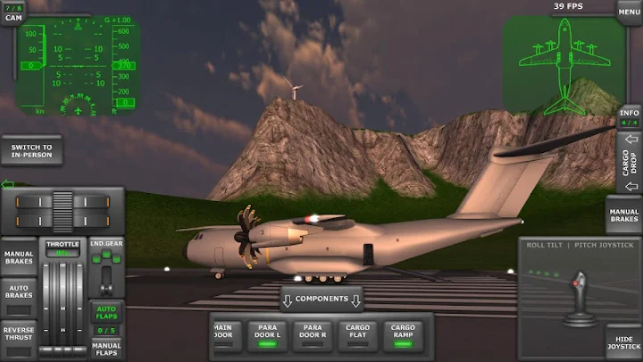 Hack Turboprop Flight Simulator 3D (MOD máy bay, Vô hạn Tiền)