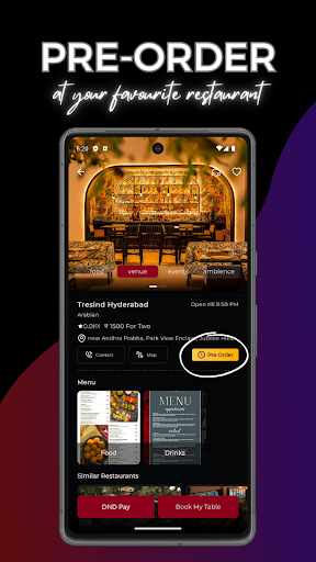 Dine and Dance Screen 3