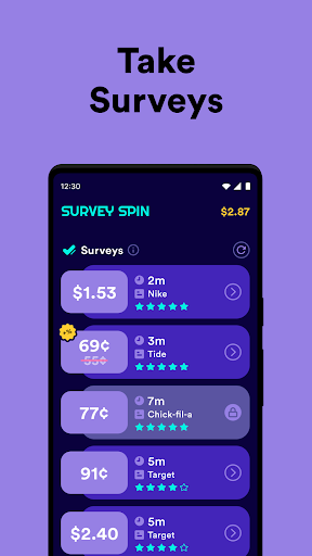 Survey Spin: Get paid cash! Screenshot 4 - AppWisp.com