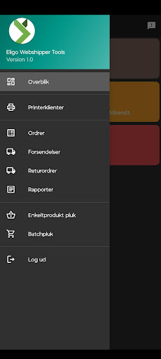 Android application Eligo Webshipper Tools screenshort