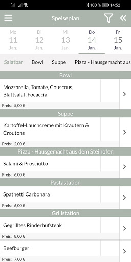 TMCatering Screen 3