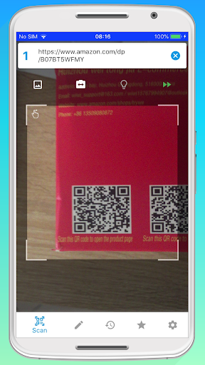 Scan it - Qr and Barcode Screen 2