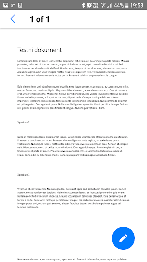 mSign Screen 2