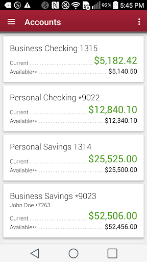 Android application MIT Federal Credit Union screenshort