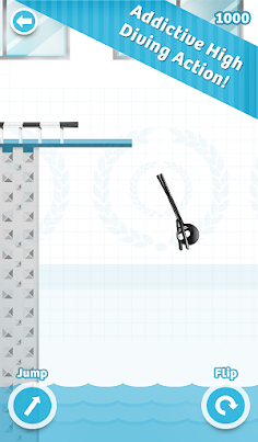 Stickman High Jump Diving Fun - Screenshot 1