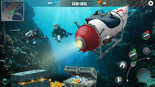 Screenshot 7 Submarine Titans Rescue Ship android