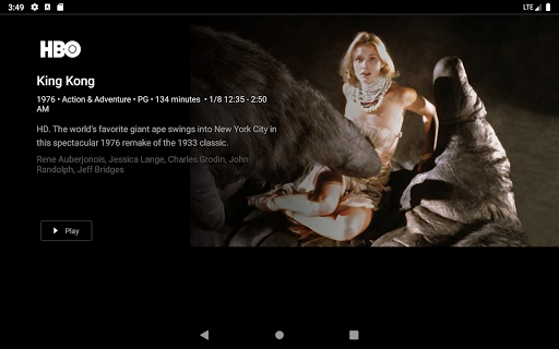 Screenshot of United Fiber TV