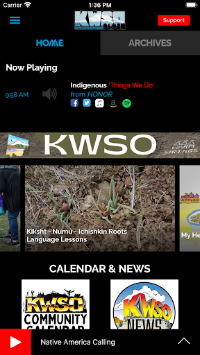 KWSO 91.9 FM Screen 2