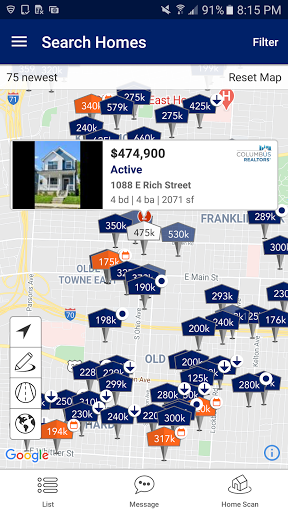 Android application Cutler Real Estate screenshort