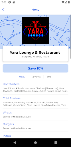 Yara Lounge G81 Screen 2