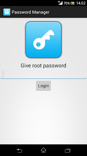 Android application Password Manager screenshort