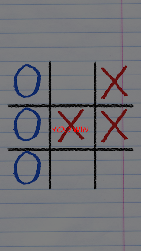 Tic Tac Toe on  paper