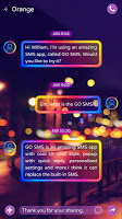 screenshot of GO SMS DREAM PARIS THEME