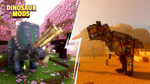 Android application Dinosaur Jurassic Craft Mod screenshort