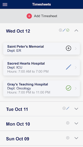 Android application Stafferlink ASM Connect screenshort