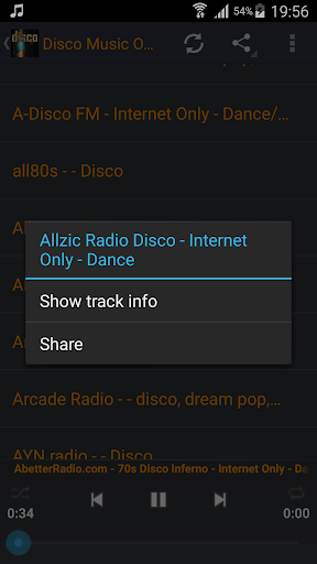 Disco Music ONLINE Screen 3